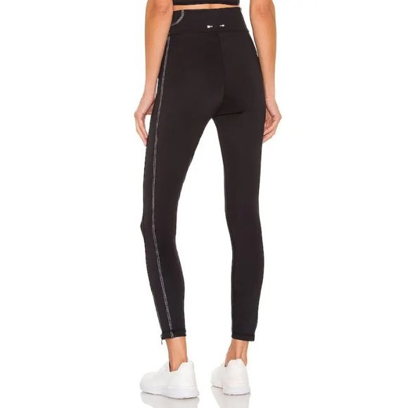 The Upside JET Midi Pant in Black. - Picture 3 of 13